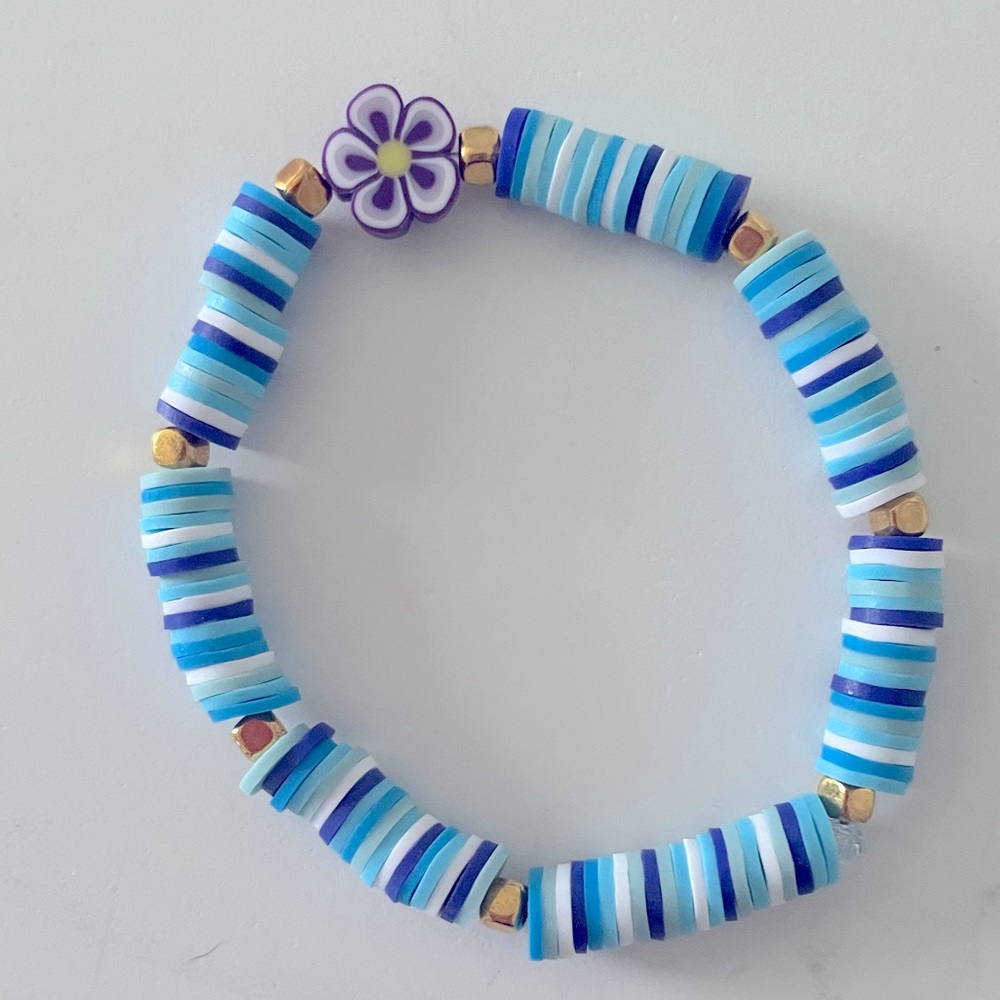 Cute blue and purple bracelet